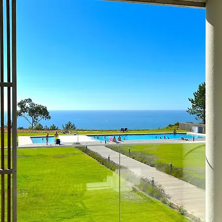 Lejlighed Mar A Vista - With Pool, Gym And Sea Views Nazaré