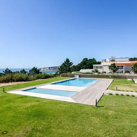 Lejlighed Mar A Vista - With Pool, Gym And Sea Views Nazaré